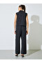 Black Striped Waistcoat And Trousers Co-Ord Set - 5