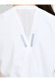 White Back V Shape Mesh Insert And Reflective Stripe Top - 3