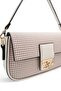 Burgundy - Bone Crow's Feet Plaid Women's Shoulder Bag Sp1179 - 5