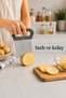 Wavy Potato Cutter Chips Chopper Vegetable Slicer Stainless Steel Crinkle Cutter Serrated Potato Cutting Apparatus Kitchen Cutter - 3