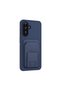 Galaxy A17 Case with Card Holder and Stand, Camera Raised Silicone - 5