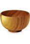 Wooden Bowl 12cm x 7cm Small Round Snack bowl For Nuts, Candy, Appetizer, Snacks, Olive and Salsa - 2