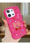Poco C85 Compatible Case Camera Protector Red Silicone Couple Phone Case Strawberry Pattern