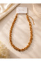 Tassel Detailed Zircon Bijouterie Necklace - 3