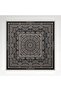Milano Women's Galleria Dome Patterned Tivil Silk Scarf Dark Mink 90X90
