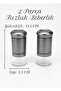 13-Piece Gray Spice Rack Set, 6-Piece Spice Rack with Stand, 3 Large Jars, Oil Container, Vinegar Container, Salt Shaker, Pepper Shaker - 5