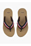 Men Striped Flip Flops
