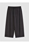 Brown Elastic Waist Modal Blend Women's Trousers - 4