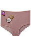 Hyper High Waist Flared Fabric - Stylish Plus Size Panties with Lace Design on the Back 3-Pack W-4558 R4/2 - 3