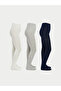Esvab • Modern & Stylish Girls' Pantyhose 3-Piece Set - 2