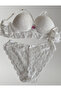 7110 Lace Bralet Unfilled Women's Underwear Set - 3