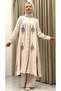 100% Cotton Muslin Fabric as Light as Feather Breathable Natural and Soft Islamic Clothing Two-Piece Set
