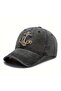 Men's Women's Retro Hat Washed Denim Look Anchor Detailed Sun Protection Casual Hat