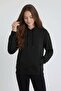 Black Girl's Kangaroo Pocket Hooded Sweatshirt 24687 - 2