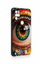 Omix X300 Compatible Colorful Eye Doll Patterned Silicone Case - 4