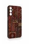 Samsung A24 Compatible Vintage Carpet Patterned Silicone Case - 3
