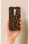 Oppo Reno 2Z Compatible Dark Leopard Leather Pattern Silicone Case