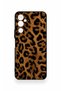 Tecno Pova Neo 2 Compatible Dark Leopard Leather Patterned Silicone Case - 4