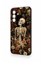Samsung A17 Compatible Flower Skeleton Pattern Silicone Case - 4