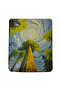 New Trees and Sky Printed Mousepad with Wrist Support Square