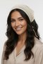 Beige Color Knitted Bandana Summer Hair Accessory - 3