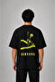 Nirvana Printed Oversize Cotton Black T-Shirt