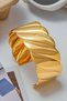 Women's Gold Twisted Detailed Metal Handcuff Bracelet - 2