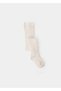 Ribbed knit tights