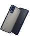Aconcept Vivo Y53S Case Montreal Silicone Cover (31007) - Navy Blue - 3