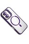 Aconcept iPhone 16 Plus Cover with Remim Lens and Magsafe Stand - (64226) Deep Purple - 3