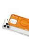 Aconcept iPhone 17 Pro Max Combo Hard Transparent Magsafe Cover (84532) - Orange - 2