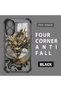 Xiaomi Poco C65 Compatible Transparent Back Four-Corner Reinforced Impact Protection Silicone Case