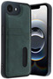 Aconcept iPhone 16E Case Sara Leather Case with Business Card Holder - (95044) Dark Green