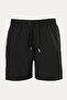 Black Men's Swim Shorts with Pockets - 2
