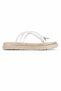 Women's Stoned Butterfly Detailed Cross-Strapped Lightweight Eva Sole Daily Summer Slippers - 2