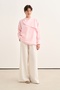 Women's Organic Cotton Loose-Fit Palazzo Trousers Ecru - 3