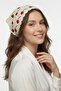 Summer Cherry Patterned Knitted Bandana |   Women's Bohemian Hair Accessory - 5