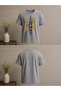 Sword Snake and Fear None Visual Design Printed Oversize T-Shirt