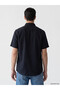 Ozmarka New Season Navy Blue Regular Fit Men's Shirt - 3