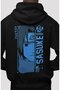 Sasuke Uchiha Naruto Anime Back Printed Unisex Oversize Combed Cotton Hoodie