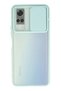 Concepta Vivo Y53S Case Palm Frosted Camera Sliding Silicone (193915) - Turquoise