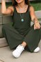 Women's aerobin jumpsuit with side zipper and wide legs - 2