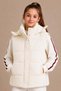Girl's Removable Hooded Seasonal Inflatable Vest
