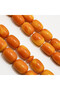 Translucent Amber Rosary – 38 Beads 8.5×12.5mm Oval Prayer Tasbih 29g - 4