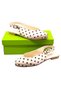 Female Ballerina. Krem Jue Polka Dot Daily Ballet Flats - 2