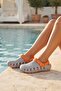 2504 Ice Orange Daily Beach Pool Beach Slippers Unisex Slippers & Sandals - 2