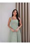 Floral Print Lined Strappy Maxi Length Dress - 2