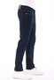 Men's Dark Navy Blue Effect Non-Kneading Cotton Flexible Denim Jean Trousers - 5