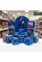 Captain America Inspired NEE DOH Nice Cube Squishy Toy | Blue Shield Cube | Super Solid Squish | Retail Display Box | Fidget Stress Relief Toy - 5