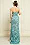 Luna Payetli Maxi Elbise - 5